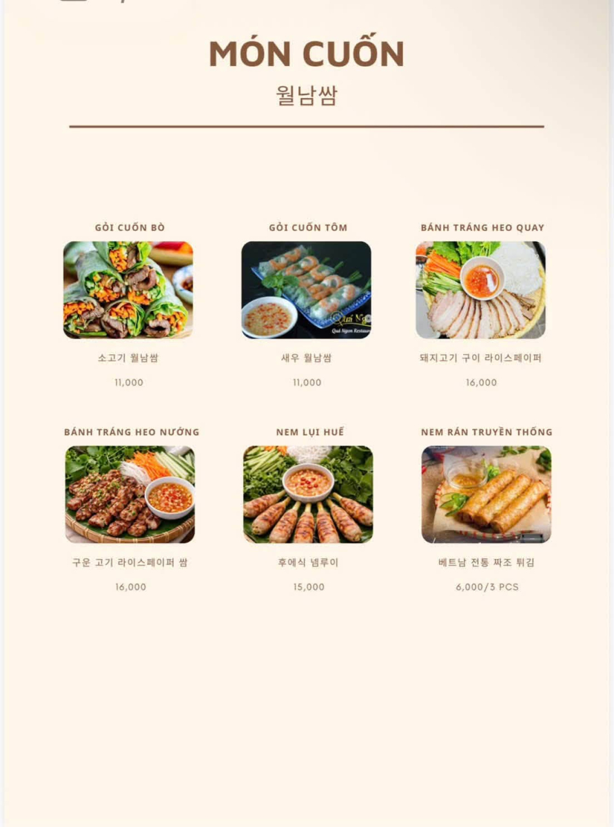 Trang menu món ăn 3